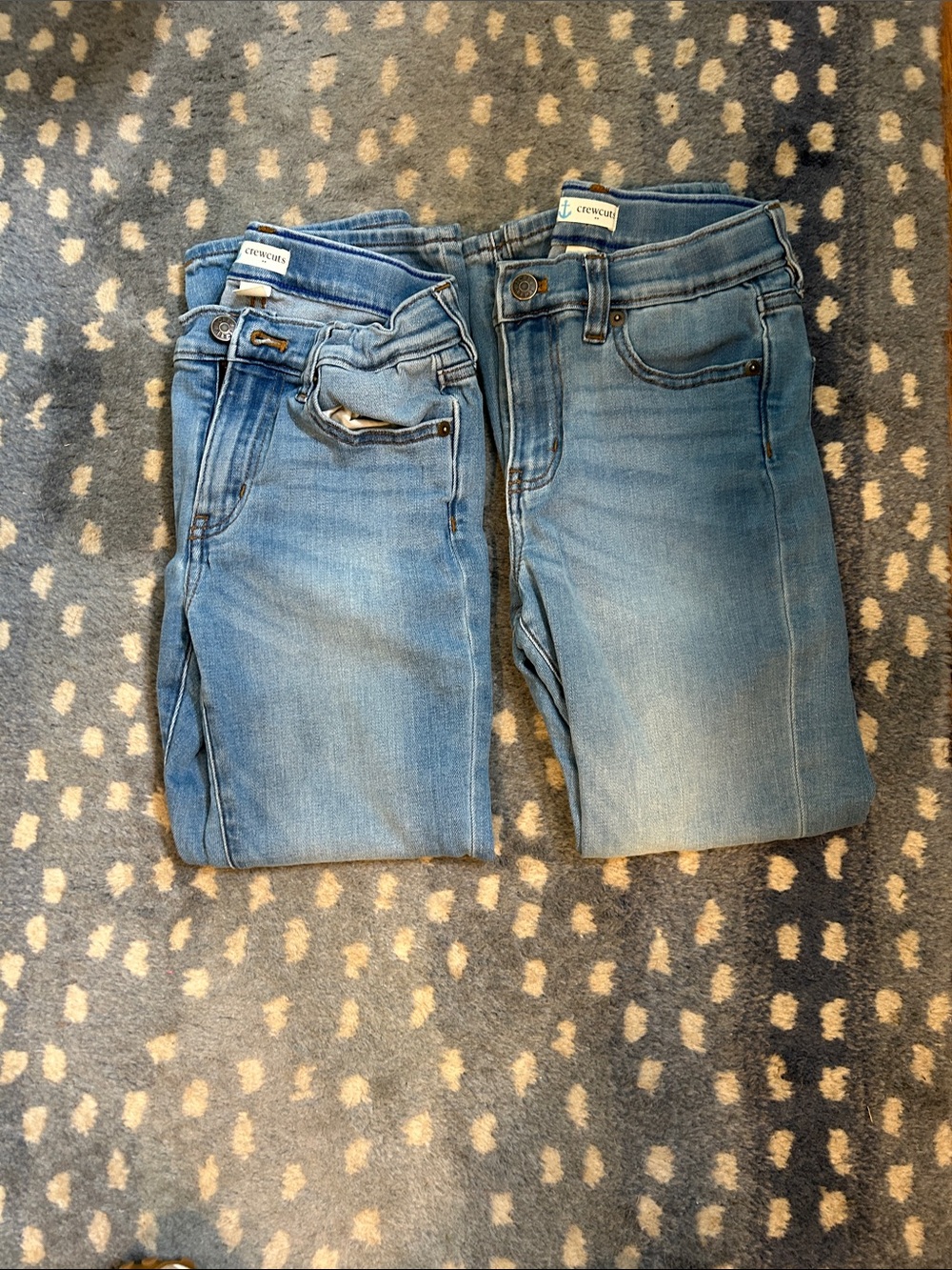 J. Crew Factory Boys’ 8 Light Wash Jeans Lot of 2